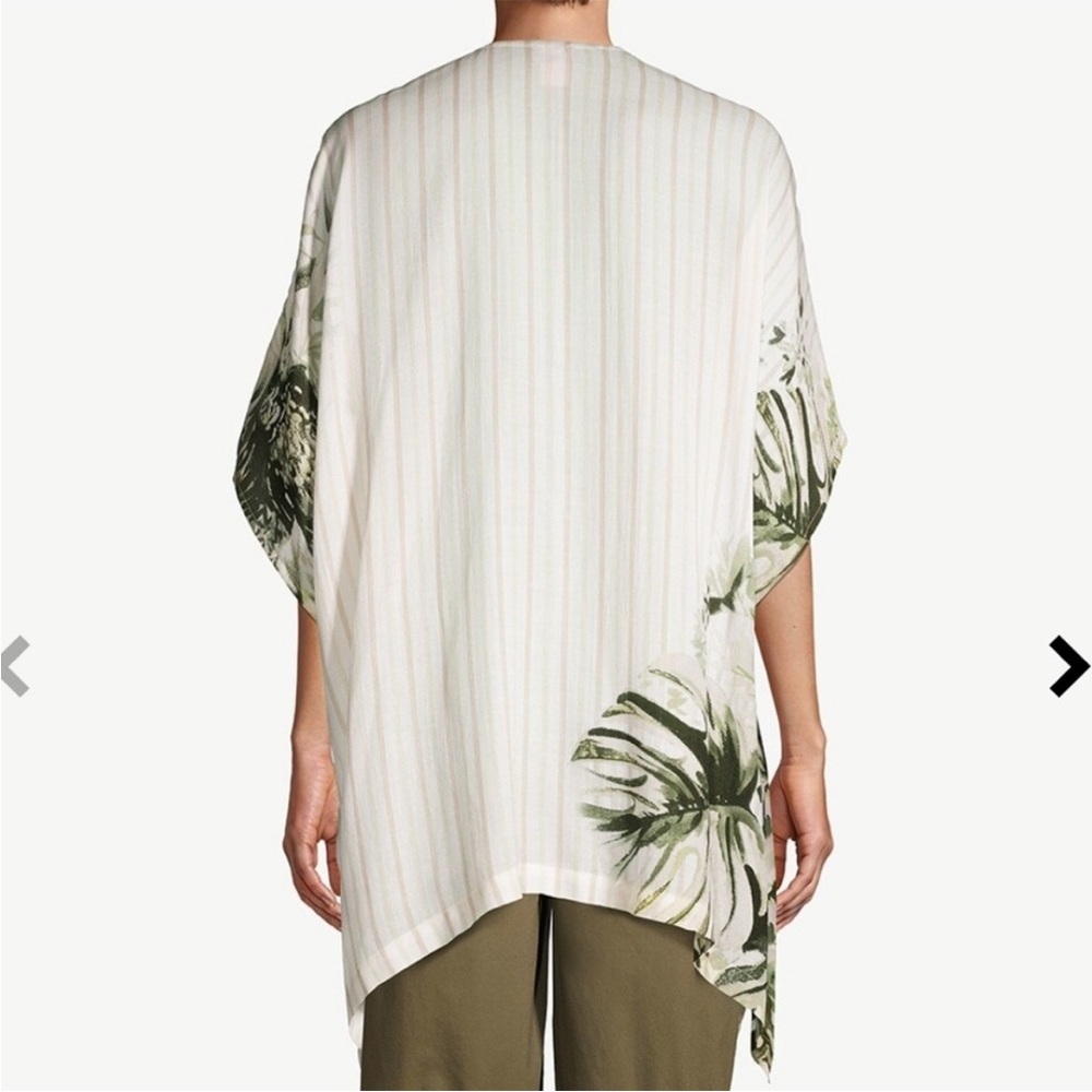 Chicos kimono ruana wrap tropical Bahamas  size large xlarge - Picture 2 of 7